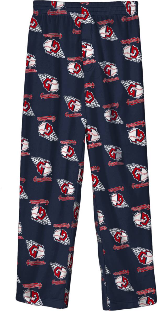 MLB Team Apparel Youth Cleveland Guardians Navy Sleep Pants product image