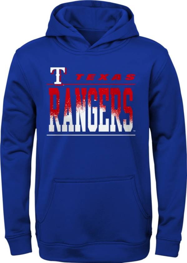 MLB Team Apparel Youth Texas Rangers Royal Play Fleece Hoodie product image