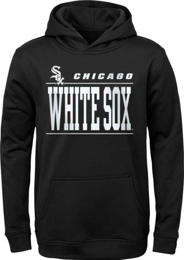MLB Team Apparel Youth Chicago White Sox Black Play Fleece Hoodie product image