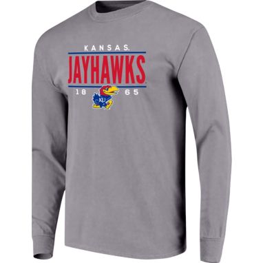 sorry, Image One Men's Kansas Jayhawks Grey Traditional Long Sleeve T-Shirt is currently out of stock