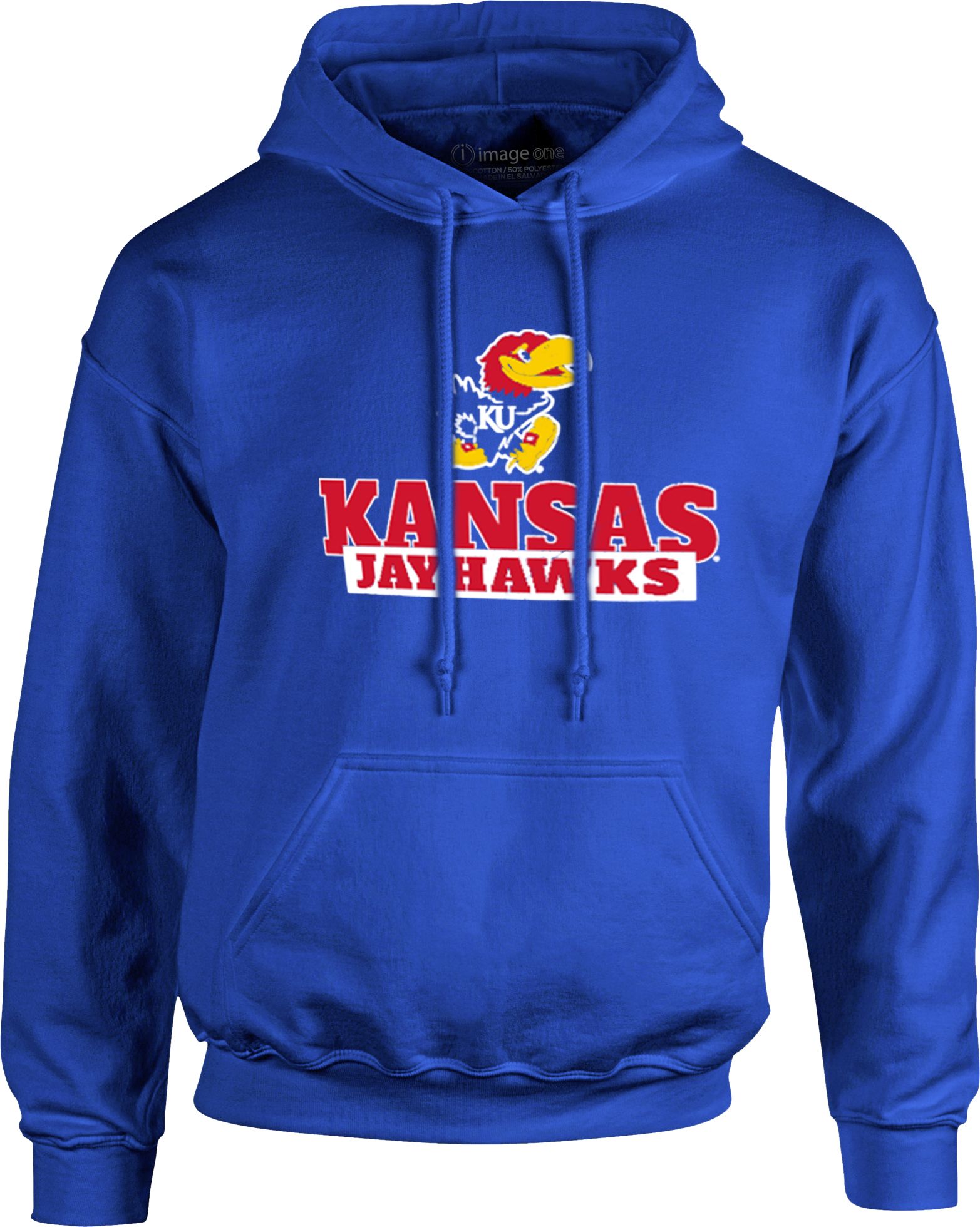 Image One Men's Kansas Jayhawks Blue School Pride Hoodie product image