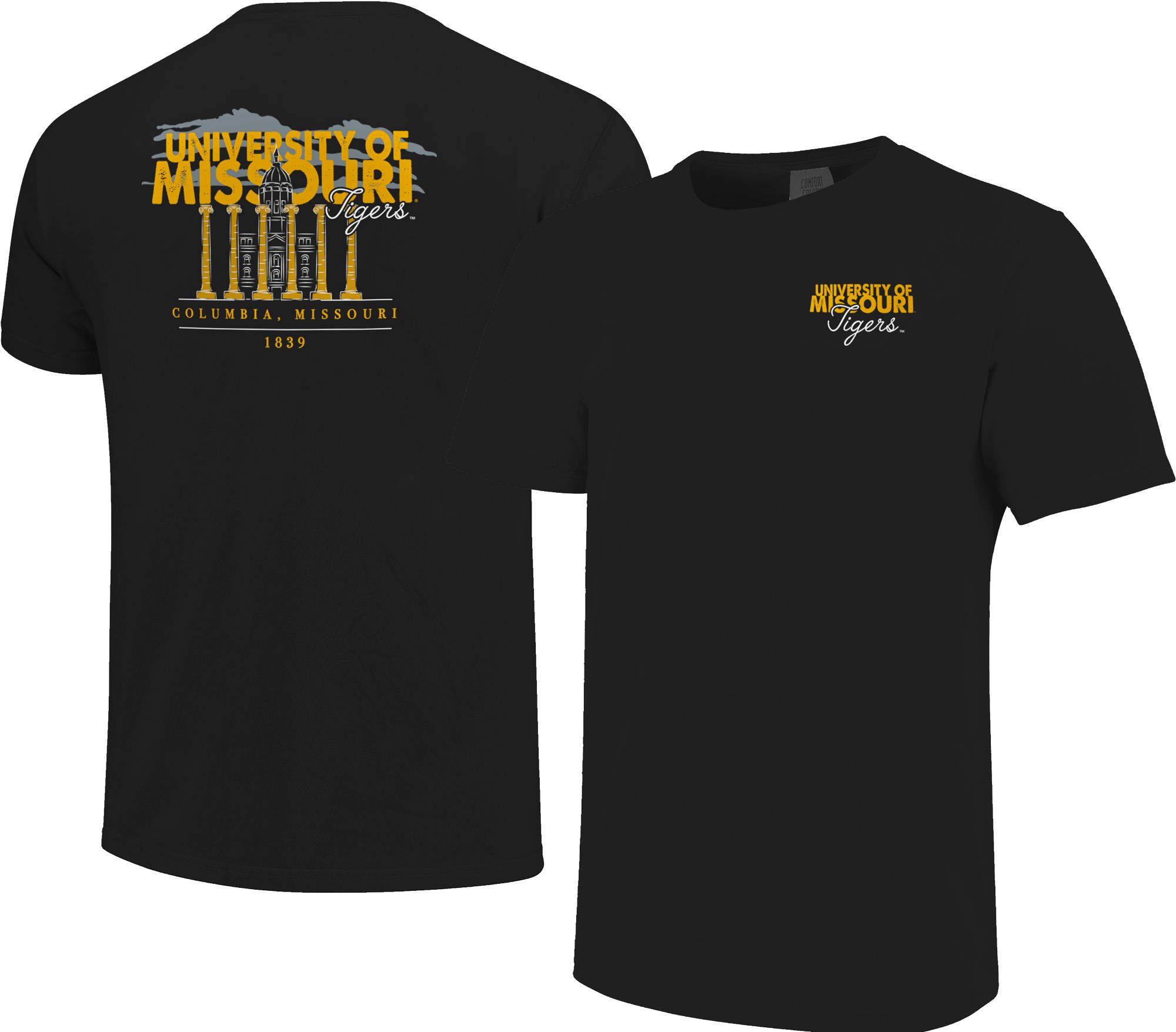 Image One Men's Missouri Tigers Black SUV Adventure T-Shirt