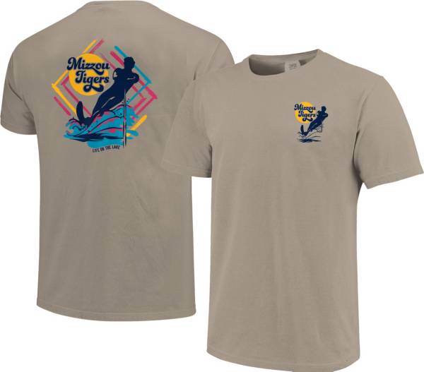 Image One Men's Missouri Tigers Grey Riding the Wake T-Shirt product image