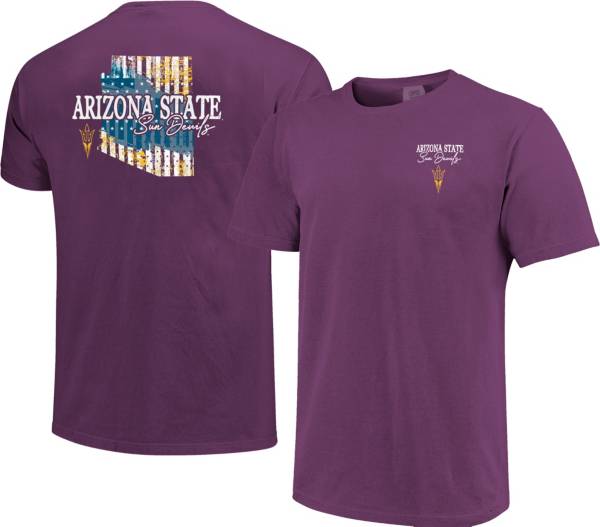 Image One Men's Arizona State Sun Devils Maroon Stars N Stripes T-Shirt product image