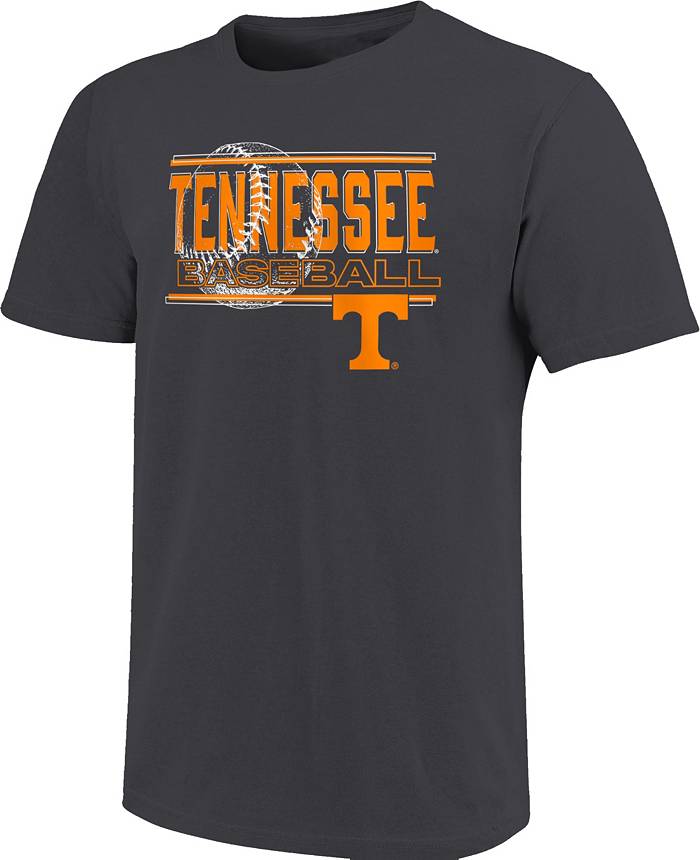 Image One Men's Tennessee Volunteers Grey Baseball Overlay T-Shirt
