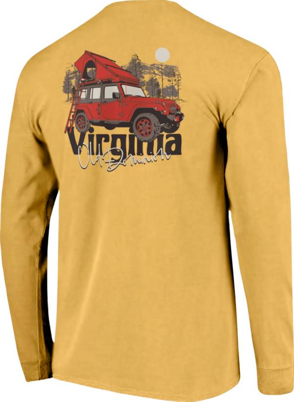 Image One Men's Virginia Jeep Graphic Long Sleeve Shirt product image