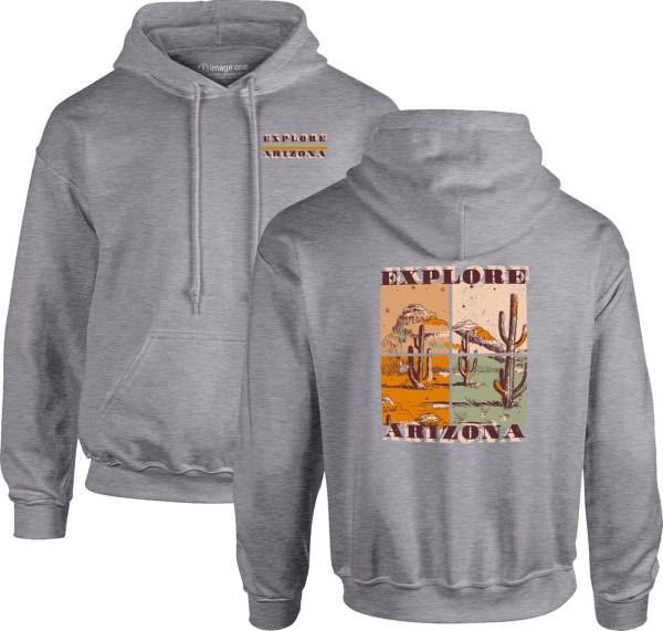 Image One Men's Arizona Explore Graphic Hooded Sweatshirt product image