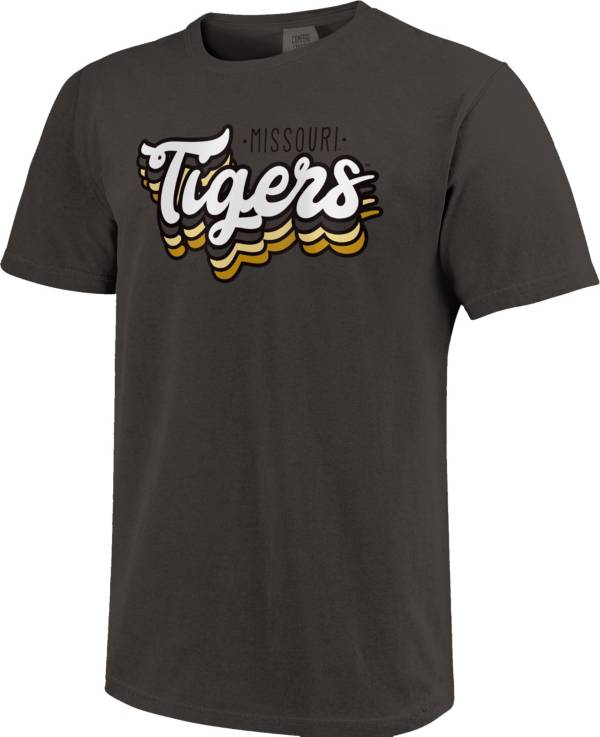 Image One Women's Missouri Tigers Grey Retroscript T-Shirt | Dick's ...