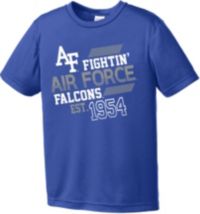 Colosseum Youth Air Force Falcons Blue Creative Control T-Shirt, Boys', Large