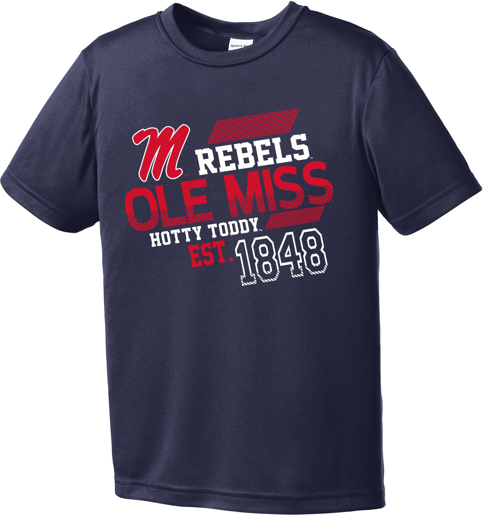 Image One Youth Ole Miss Rebels Blue Offsides Competitor T-Shirt