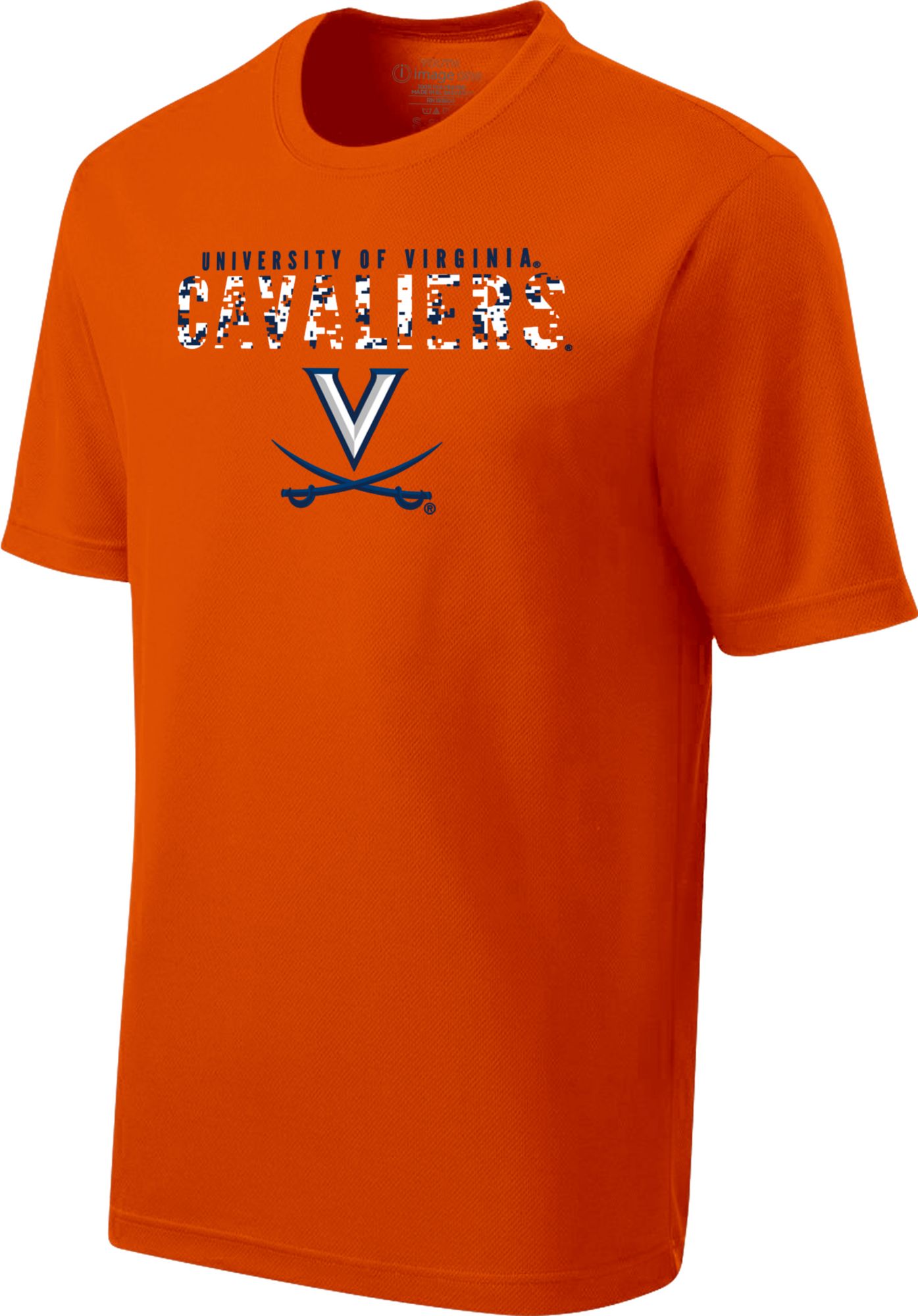 Image One Youth Virginia Cavaliers Orange Digital Camo Competitor T-Shirt product image