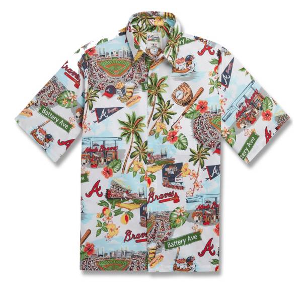 Reyn Spooner Men's Reyn Spooner White St. Louis Cardinals Scenic Button-Up  Shirt