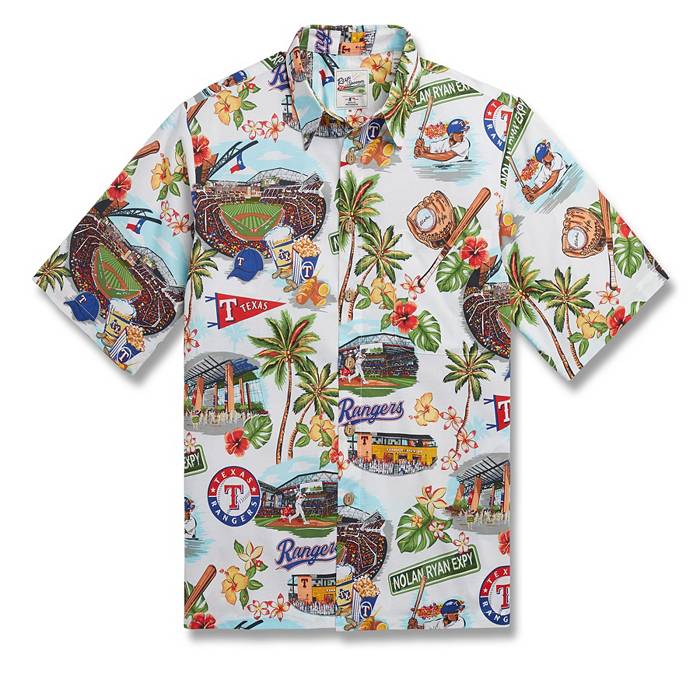 Texas Rangers MLB Personalized Button Up Hawaiian Shirt For Mens Womens - T- shirts Low Price