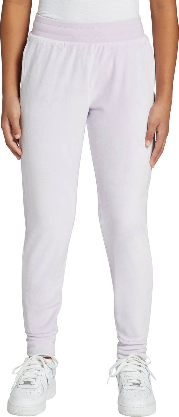 DSG Girls' Velour Slim Fit Jogger Pants