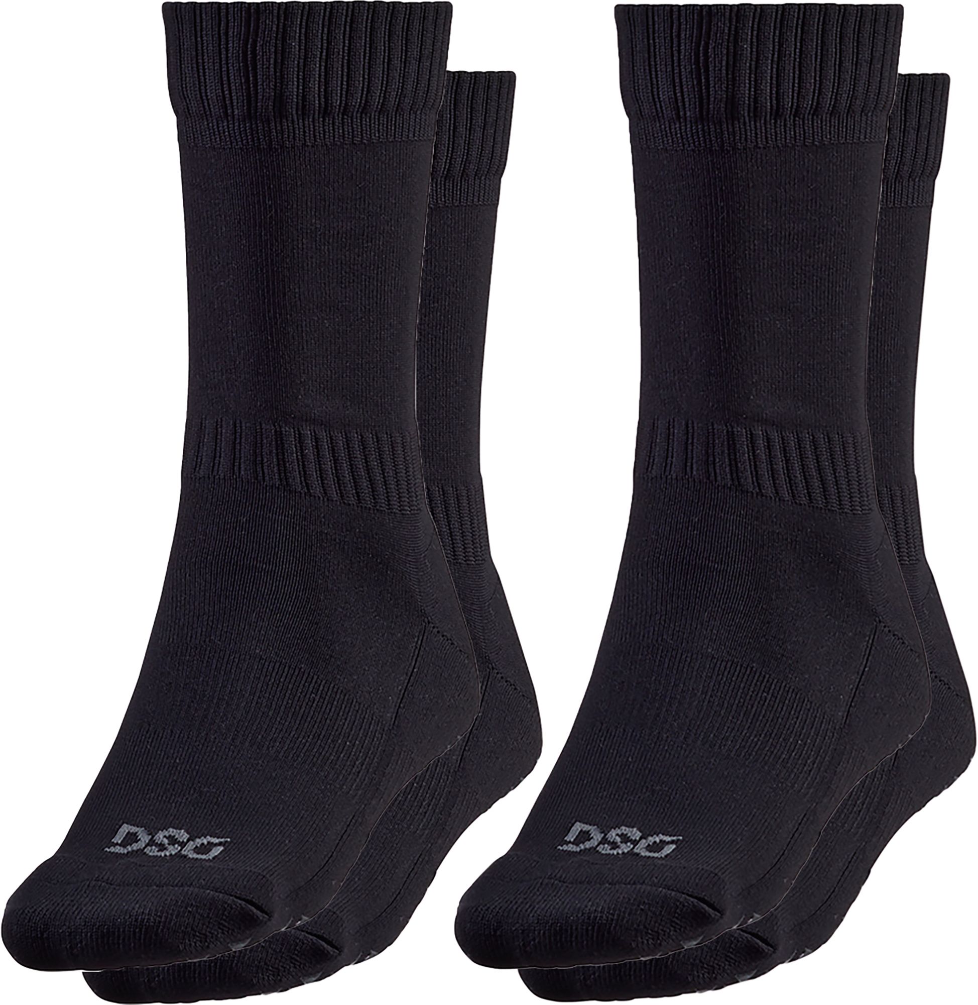 DSG Soccer Grip Crew Socks - 2 Pack