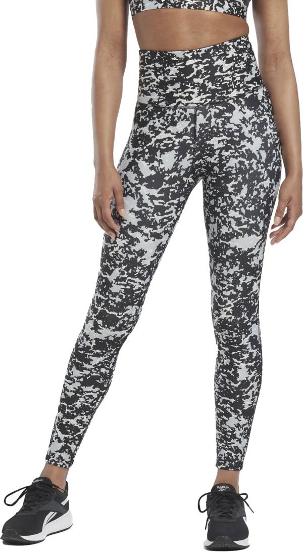 REEBOK Lux High-Rise 2.0 Modern Safari Gym Leggings in Black