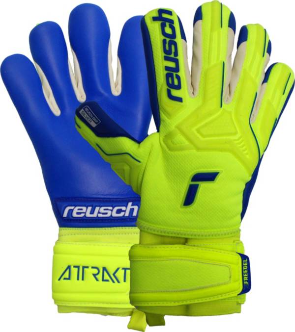 Reusch Attrakt Freegel Silver Finger Support Soccer Goalkeeper Gloves product image