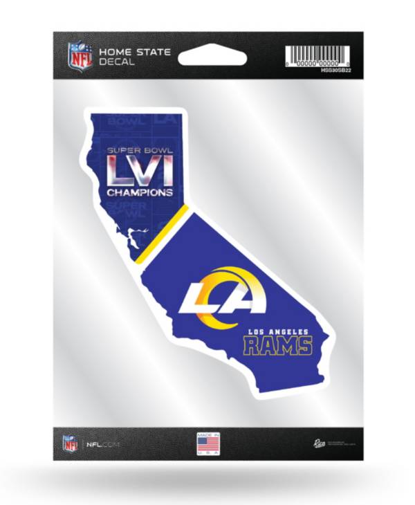 Rico 2021 Super Bowl LVI Champions Los Angeles Rams Home Sticker Set