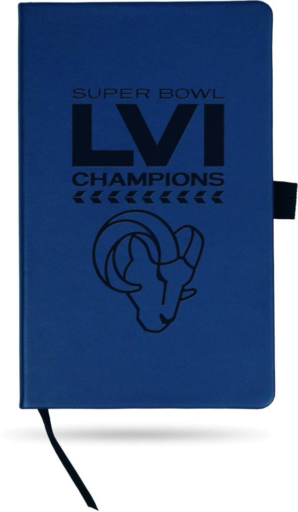 Rico 2021 Super Bowl LVI Champions Los Angeles Rams Small Engraved Notepad