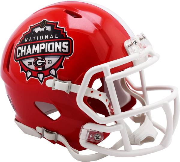 Riddell 2021 National Champions Georgia Bulldogs Speed Mini Football Helmet