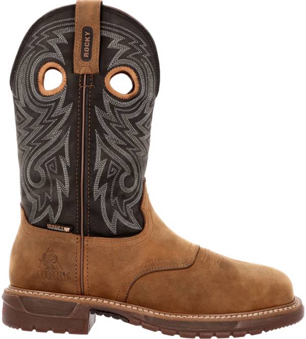 Rocky original ride steel toe store western boot