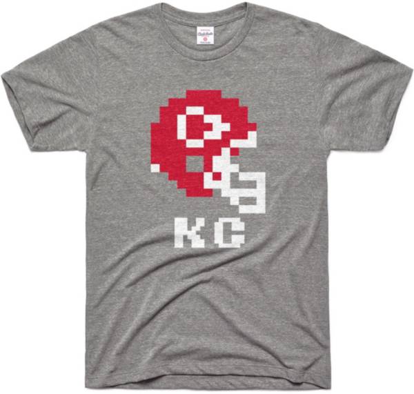 Charlie Hustle Kansas City Techno Helmet Grey T-Shirt product image
