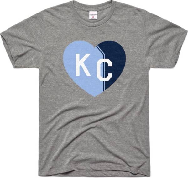 Charlie Hustle Women's KC Heart Grey T-Shirt | Dick's Sporting Goods