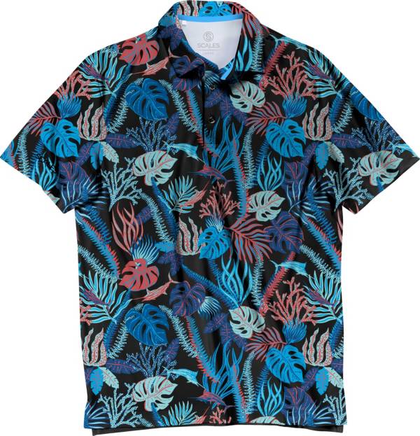 SCALES Men's Marlin Crush Golf Polo product image