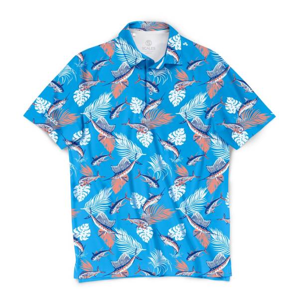 SCALES Men's Tropical Slam Golf Polo product image