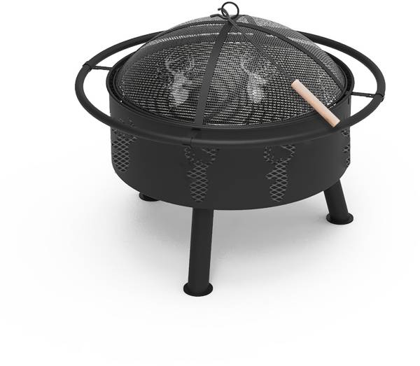 Blue Sky Outdoor Living 29" Round Deer Head Barrel Fire Pit product image