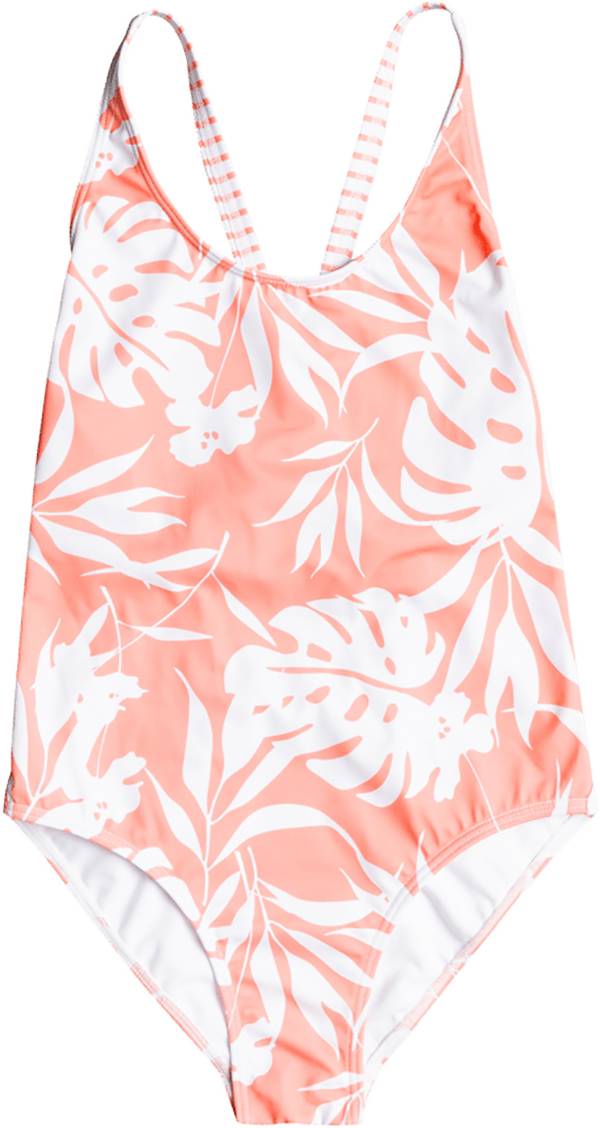 Roxy Girls' Flowers Addict One Piece Swimsuit Publiclands