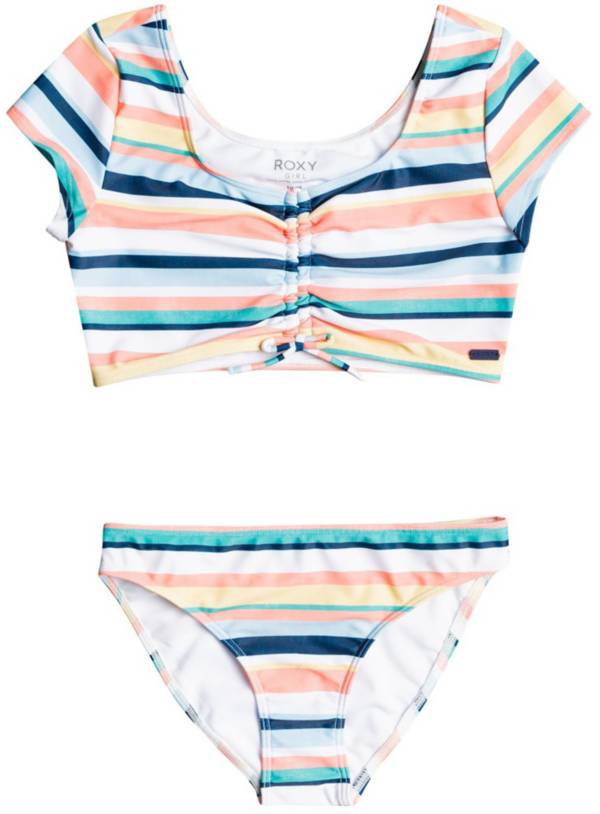 Roxy Girls' Malibu Story Crop Top Swim Set product image