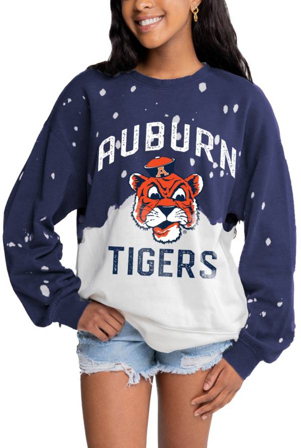 Gameday Couture Women's Auburn Tigers Blue Faded Crew Sweater product image