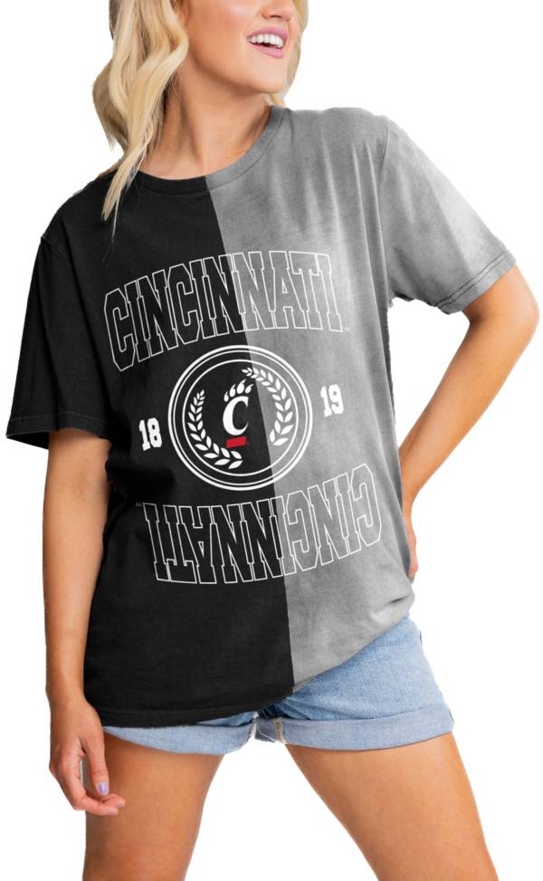 Gameday Couture Women's Cincinnati Bearcats Black Bleached T-Shirt product image