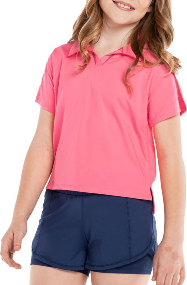 Lucky in Love Girls' Santa Fe Cropped Polo product image