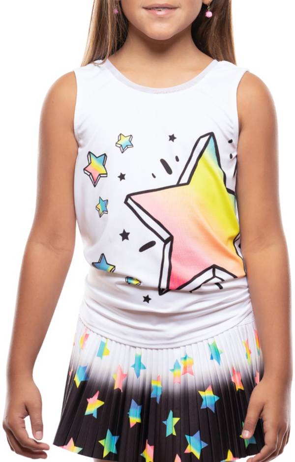 Lucky In Love Girls' Rock Star Tie Back Tank Top product image