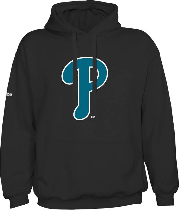Stitches Men's Philadelphia Phillies Black Logo Pullover Hoodie product image