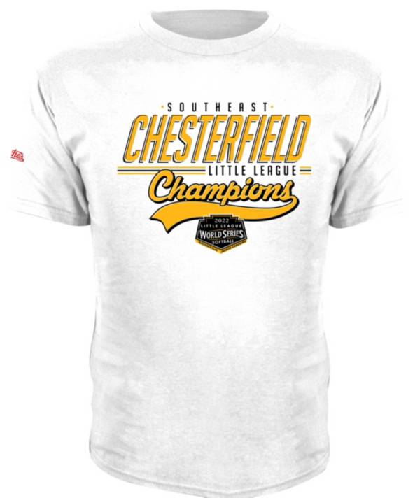 Stitches Youth 2022 Little League Softball World Series White Chesterfield Southeast Champs T-Shirt product image