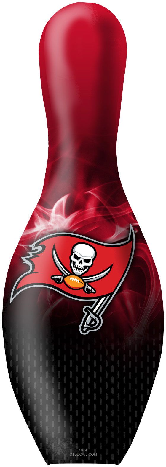 Strikeforce Tampa Bay Buccaneers On Fire Bowling Pin product image