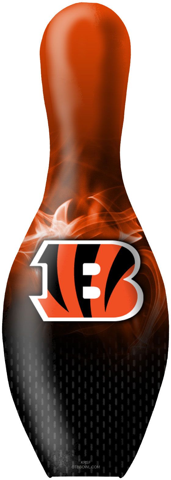 Strikeforce Cincinnati Bengals On Fire Bowling Pin product image