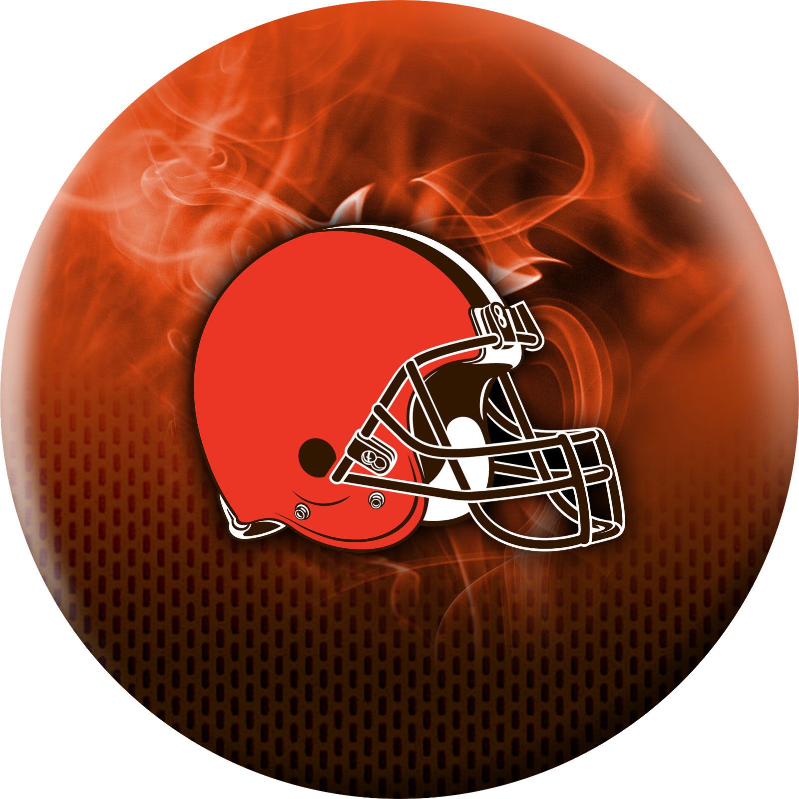 Strikforce Cleveland Browns On Fire Undrilled Bowling Ball product image