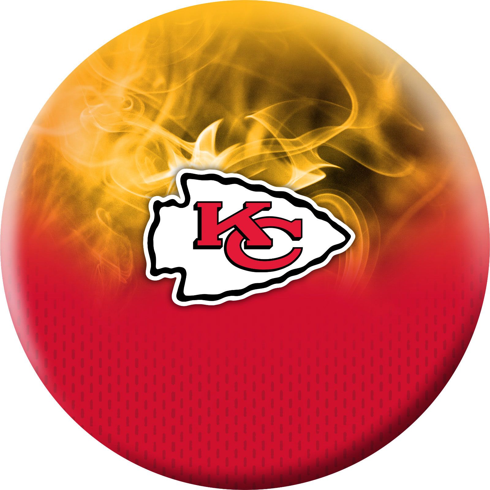 Strikeforce Kansas City Chiefs On Fire Undrilled Bowling Ball product image