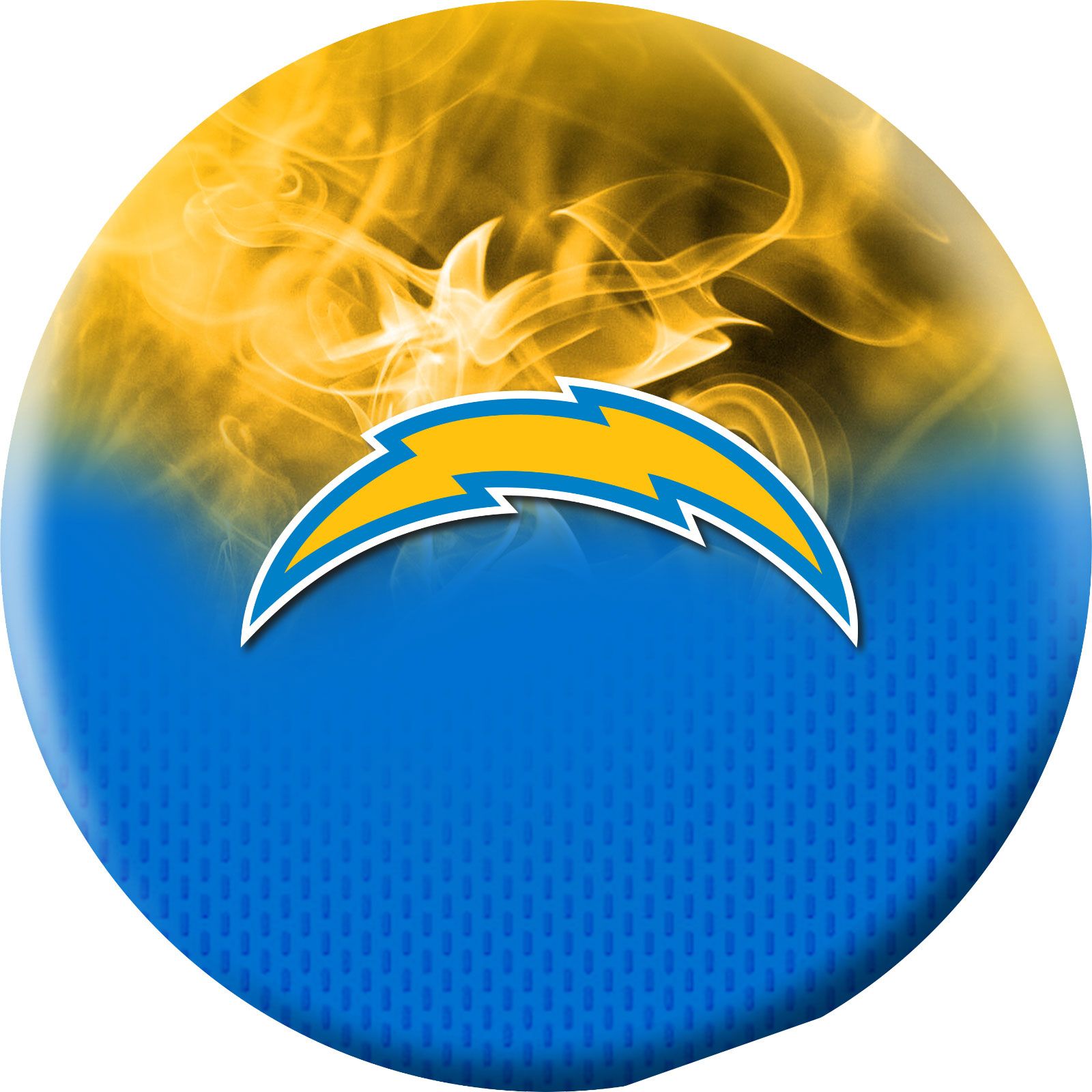 Strikeforce Los Angeles Chargers On Fire Undrilled Bowling Ball product image