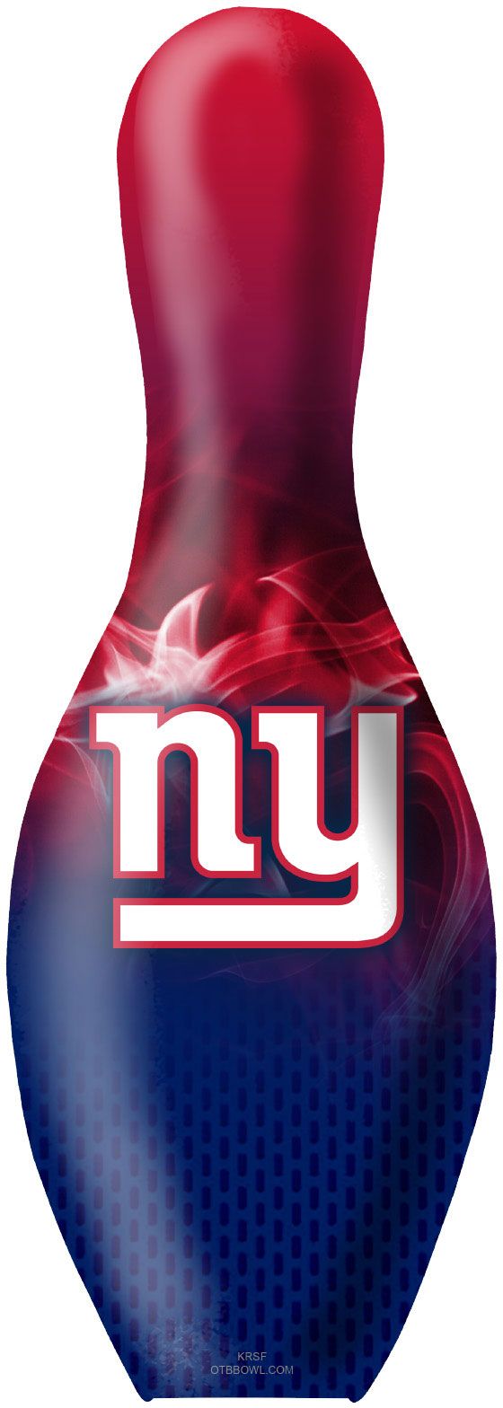 Strikeforce New York Giants On Fire Bowling Pin product image