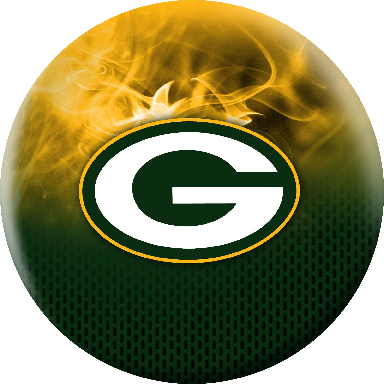 Strikeforce Green Bay Packers On Fire Undrilled Bowling Ball product image