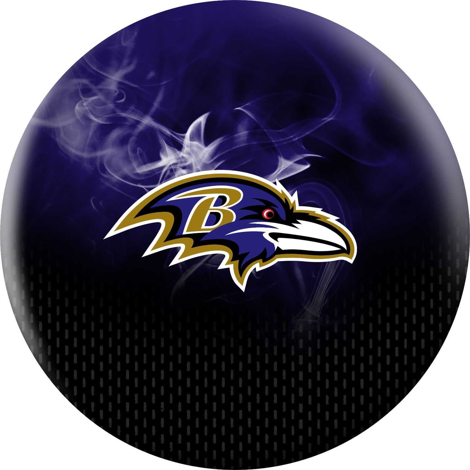 Strikeforce Baltimore Ravens On Fire Undrilled Bowling Ball product image