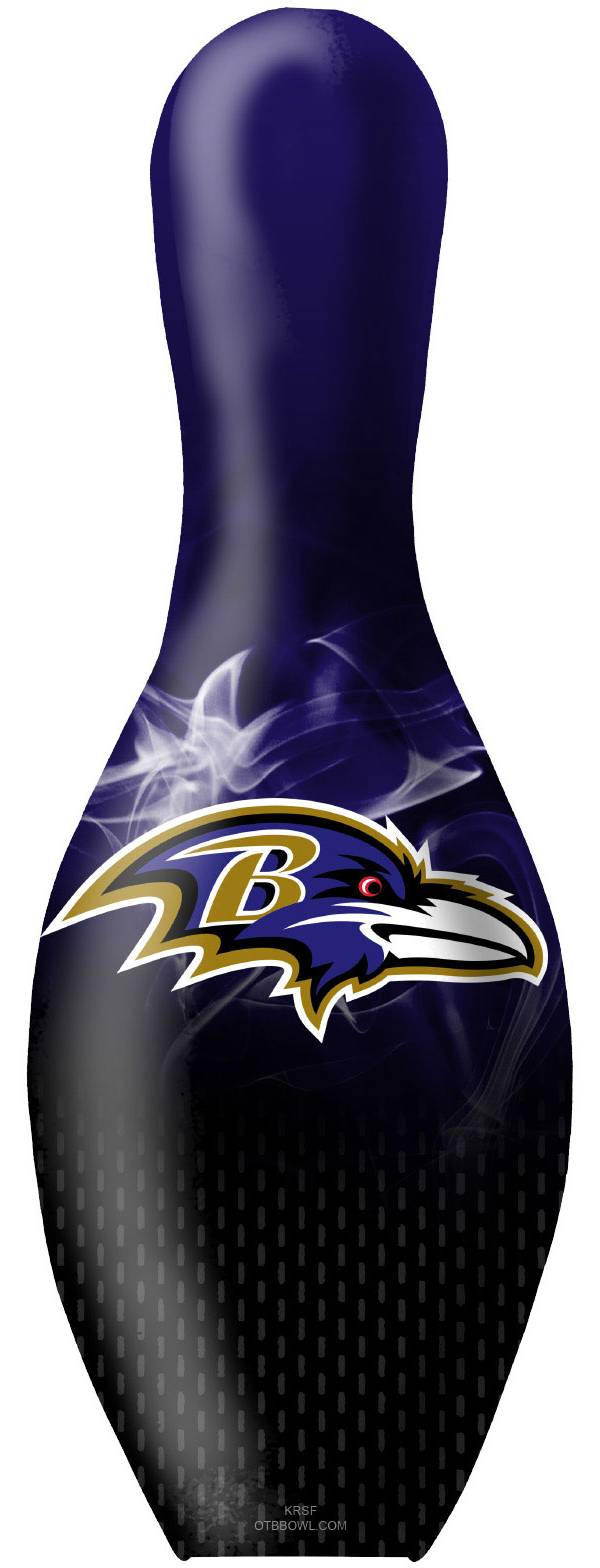 Strikeforce Baltimore Ravens On Fire Bowling Pin product image