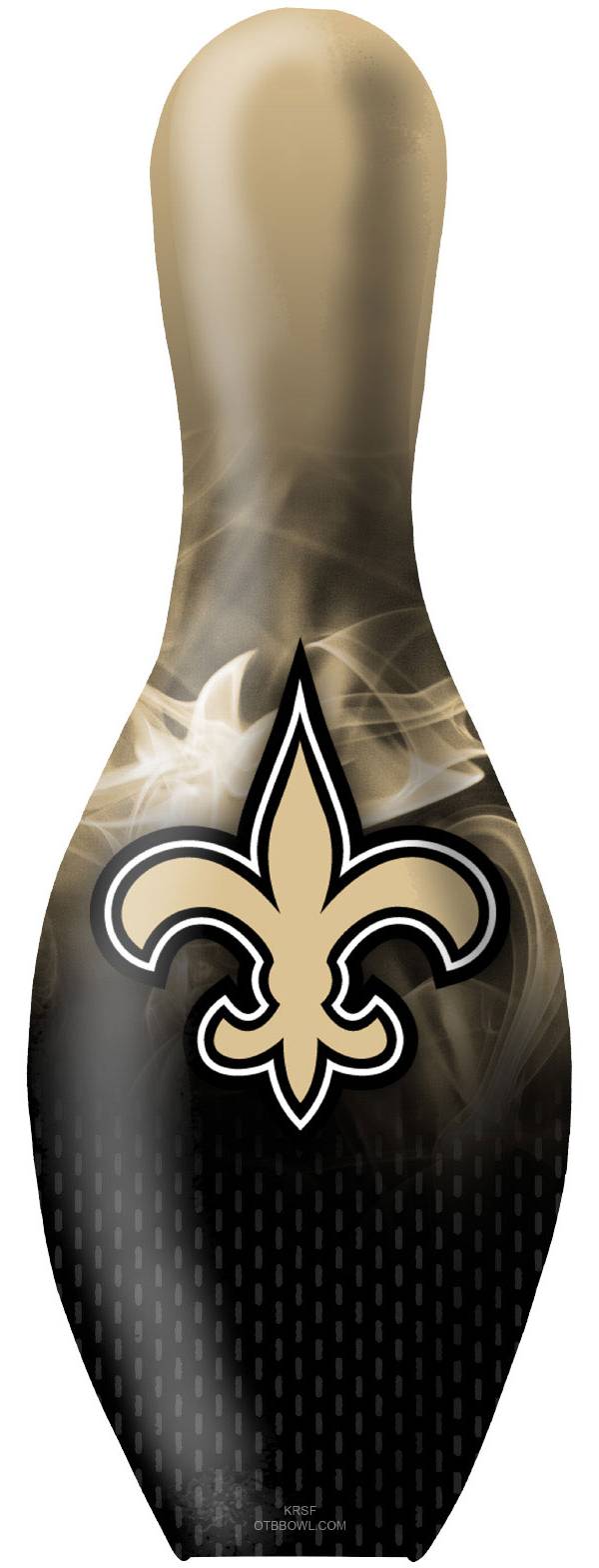 Strikeforce New Orleans Saints On Fire Bowling Pin product image