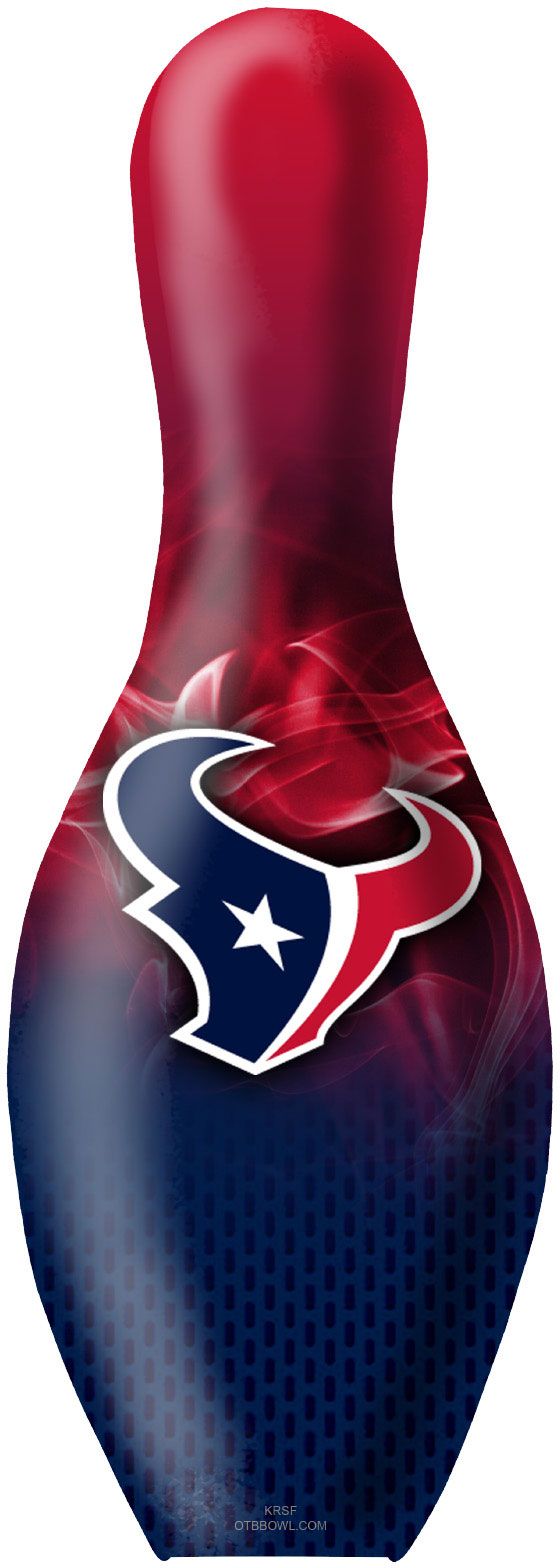 Strikeforce Houston Texans On Fire Bowling Pin product image