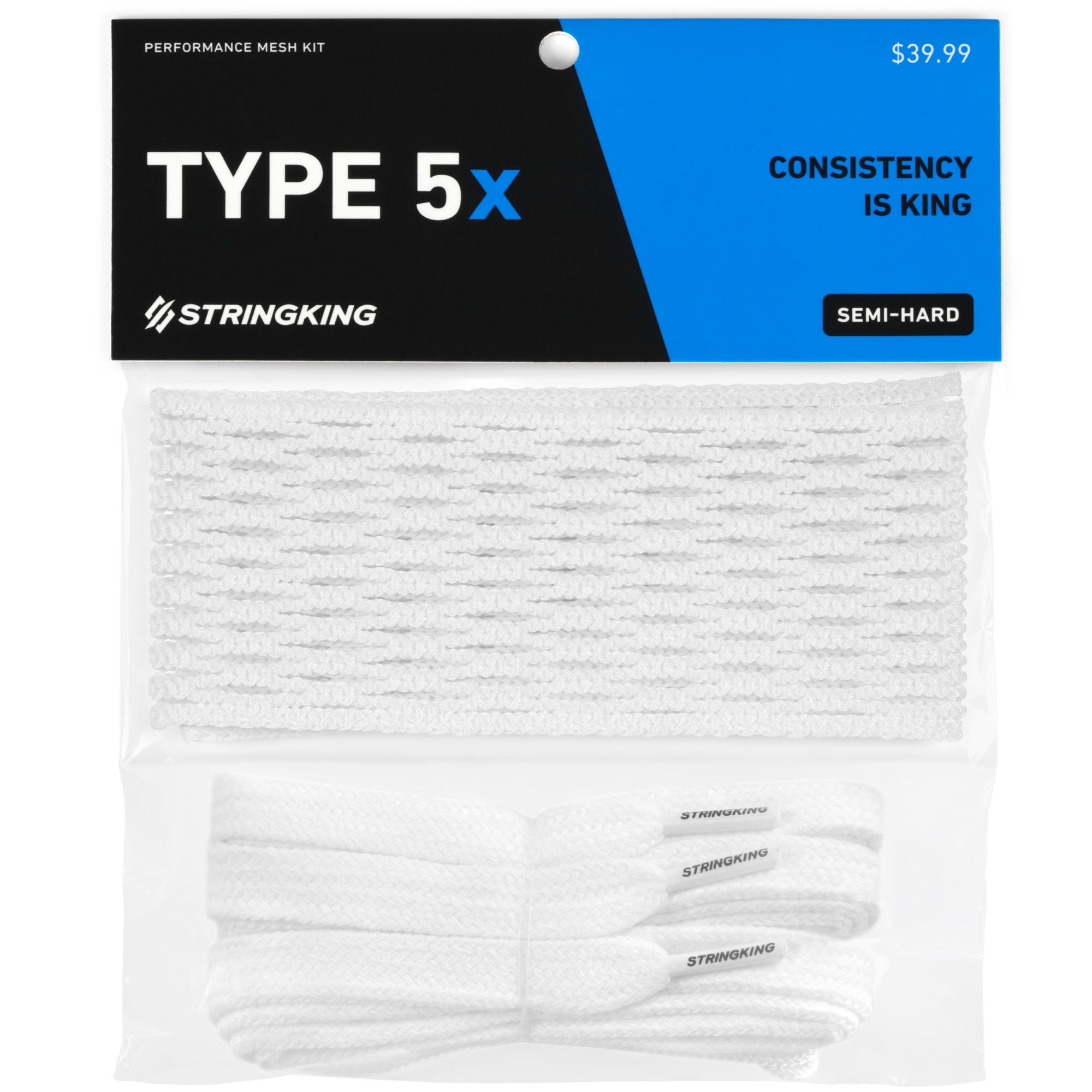 StringKing Type 5x Semi-Hard Lacrosse Mesh Kit product image